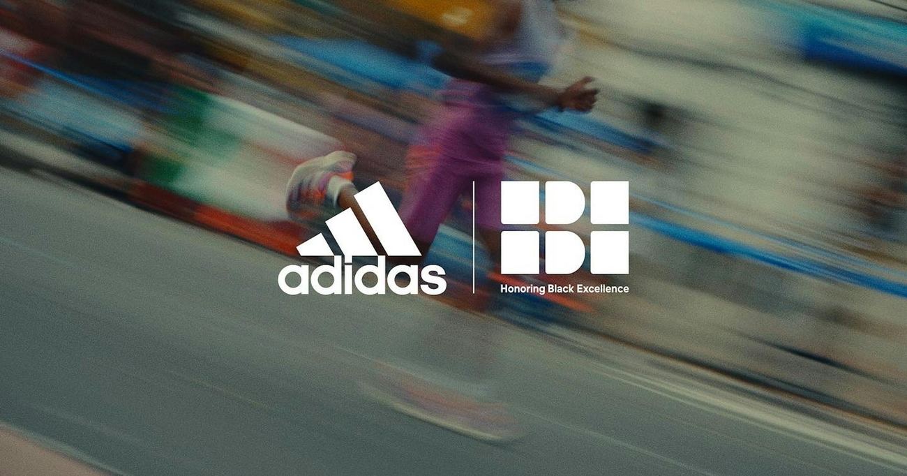 Motion-blurred runner